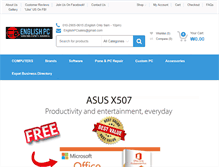 Tablet Screenshot of englishpcsales.com